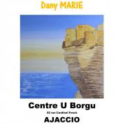 Affiche expo Dany MARIE centre u borgu ajaccio